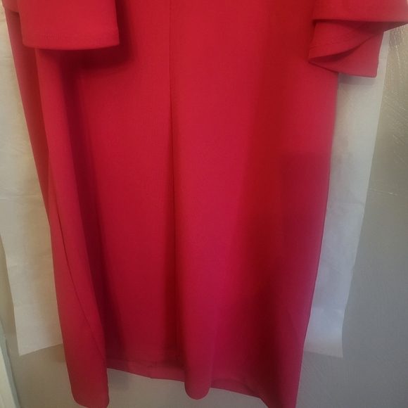 Venus pink cold shoulder dress. Size Small - Picture 4 of 6